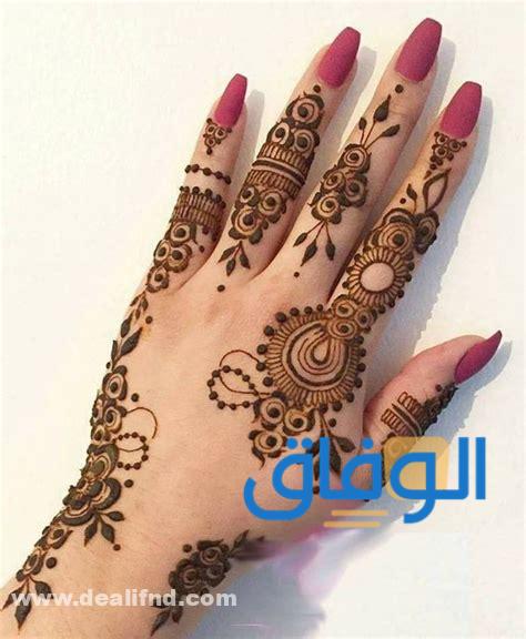 نقش حناء بسيط وحلو