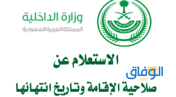 الاستعلام عن صلاحية الإقامة | من خلال موقع مكتب العمل