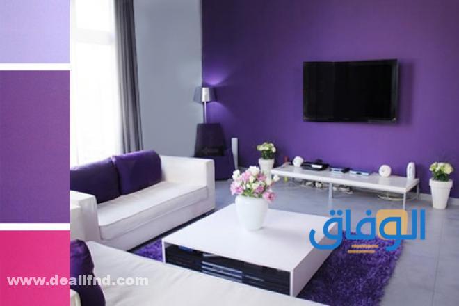 ألوان دهان الحوائط بالصور للصالة