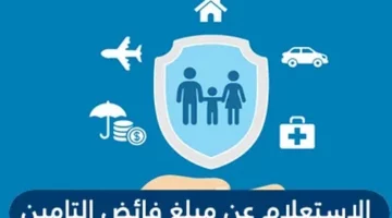 خطوات الاستعلام عن مبلغ فائض التأمين
